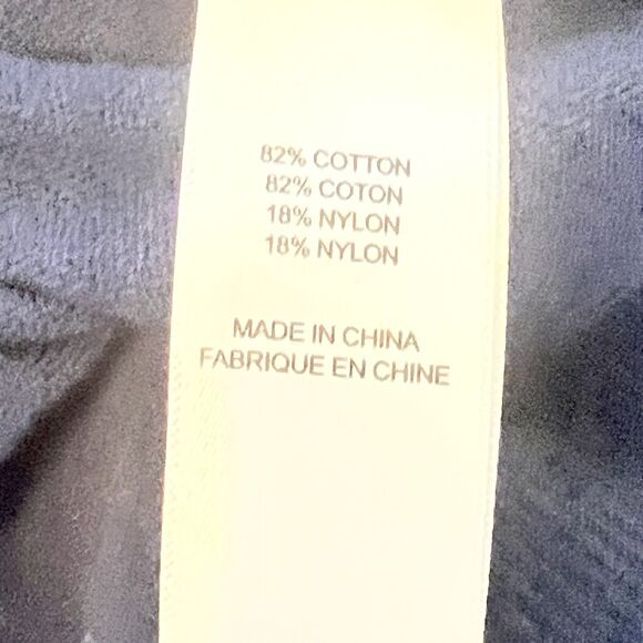 Beachlunchlounge Pullover Sweater Sz M -but first coffee- Blue White Lightweight - Picture 5 of 6